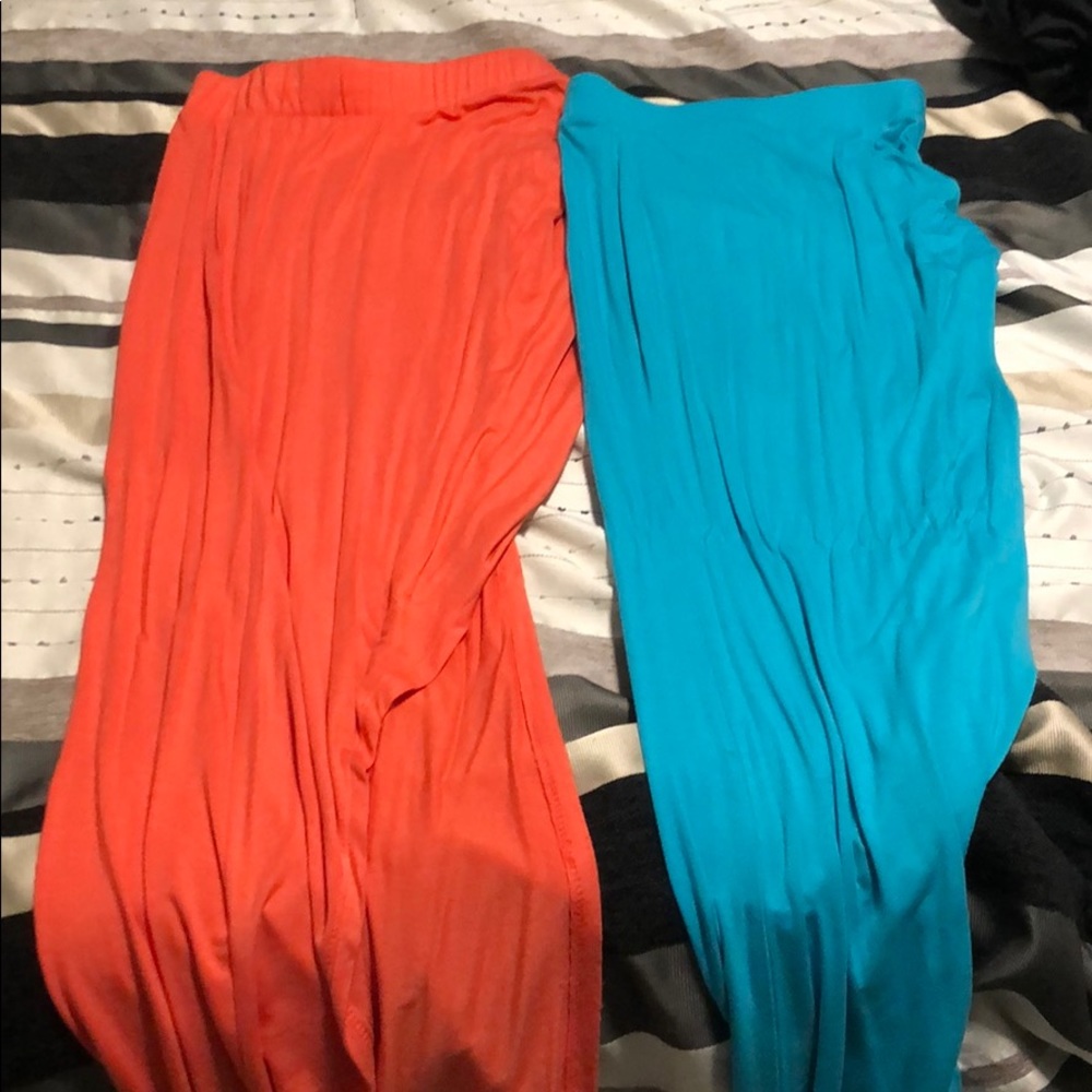 High waisted skirt / high low skirt